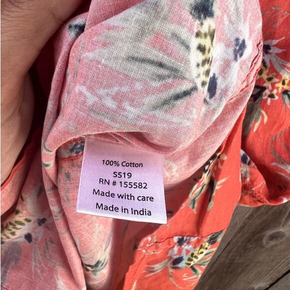 Corridor New York | Men's Tart Hawaiian Print S/S Shirt Ruby Size Medium - Picture 7 of 9